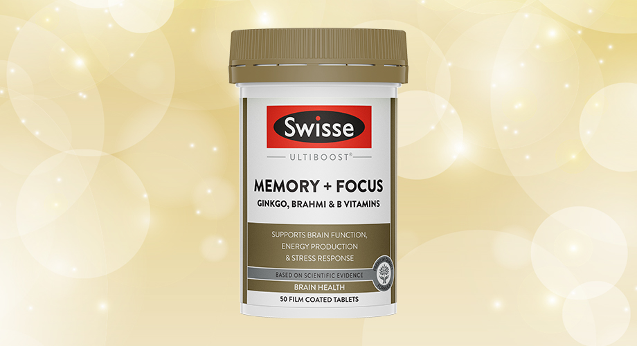 Swisse Ultiboost Memory + Focus 50 Tablets
