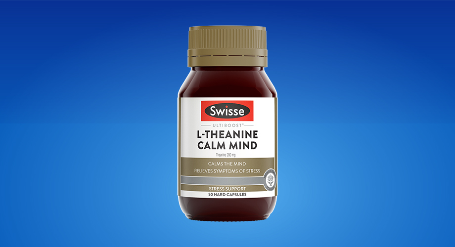 Swisse Ultiboost L-Theanine Calm Mind 50 Capsules