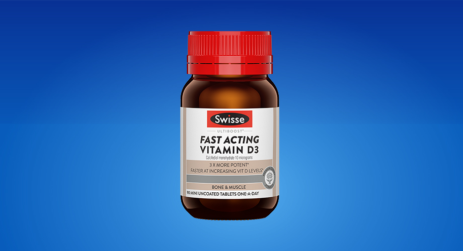 Swisse Ultiboost Fast Acting Vitamin D3 90 Tablets