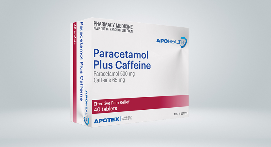 APOHEALTH Paracetamol Plus Caffeine 40 Tablets