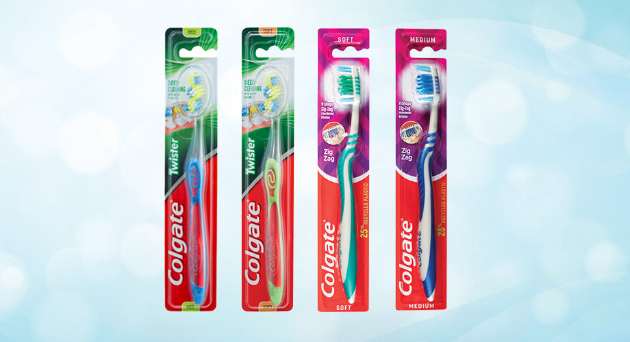 Colgate Twister Fresh or Zig Zag Flexible Toothbrush Range