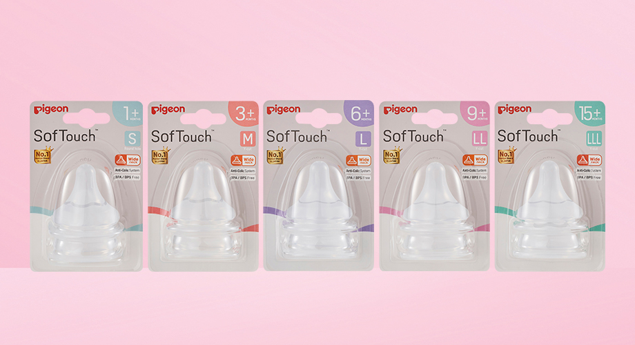 Pigeon SofTouch III Peristaltic Plus Teat Range