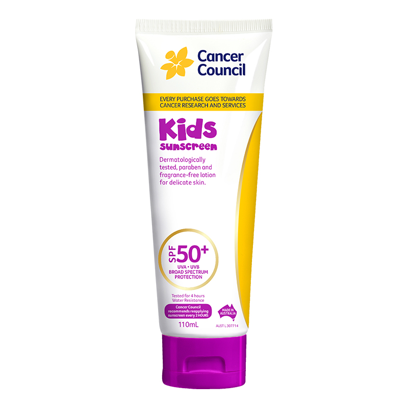 Cancer Council Sunscreen Kids SPF50+ 110mL Cancer Council Sunscreen Kids SPF50+ 110mL