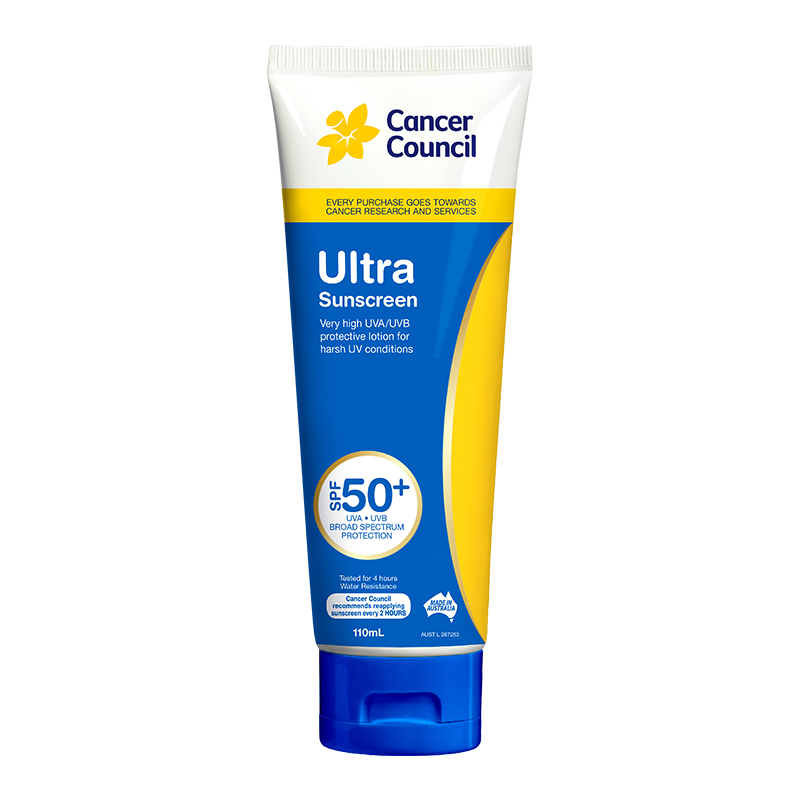 Cancer Council Ultra Sunscreen SPF 50+ 110mL Cancer Council Ultra Sunscreen SPF 50+ 110mL