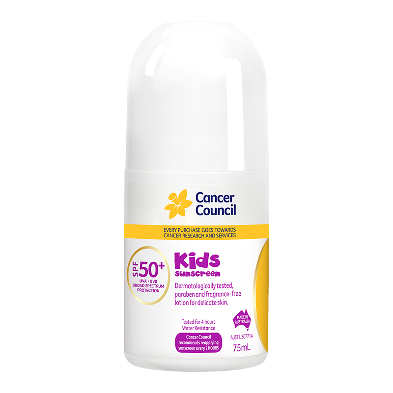 Cancer Council SPF 50+ Kids Roll-On 75mL Cancer Council SPF 50+ Kids Roll-On 75mL