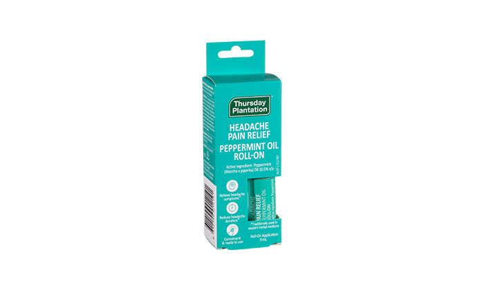 Thursday Plantation Peppermint Headache Pain Relief Roll-On 9mL Thursday Plantation Peppermint Headache Pain Relief Roll-On 9mL