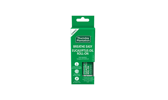 Thursday Plantation Breathe Easy Eucalyptus Oil Roll-On 9mL Thursday Plantation Breathe Easy Eucalyptus Oil Roll-On 9mL