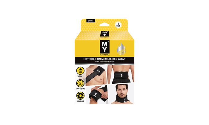 My Hot / Cold Reusable Gel Wrap With Adjustable Strap - Large