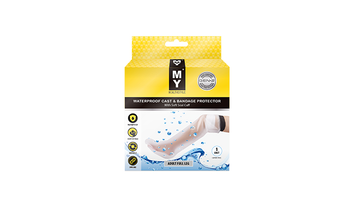 My Waterproof Cast & Bandage Protector - Adult Full Leg My Waterproof Cast & Bandage Protector - Adult Full Leg