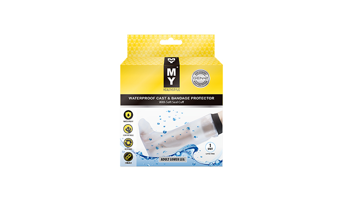 My Waterproof Cast & Bandage Protector - Adult Lower Leg My Waterproof Cast & Bandage Protector - Adult Lower Leg