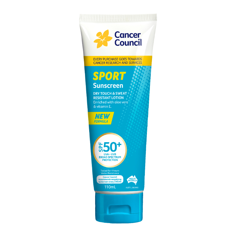 Cancer Council Sport Dry Touch Sweat Resistant SPF50+ 110mL Cancer Council Sport Dry Touch Sweat Resistant SPF50+ 110mL