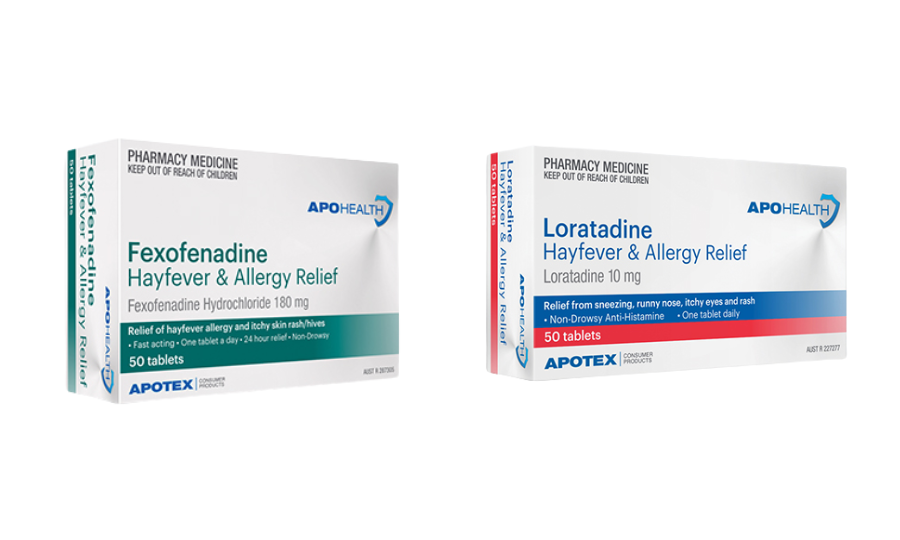 ApoHealth Fexofenadine or Loratadine