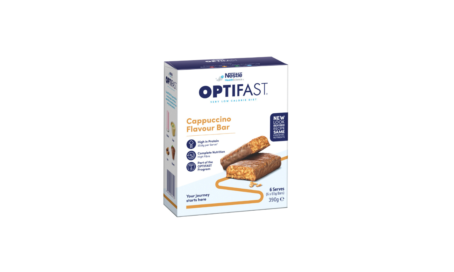 Optifast VLCD Bar Cappuccino 65g 6pk Optifast VLCD Bar Cappuccino 65g 6pk