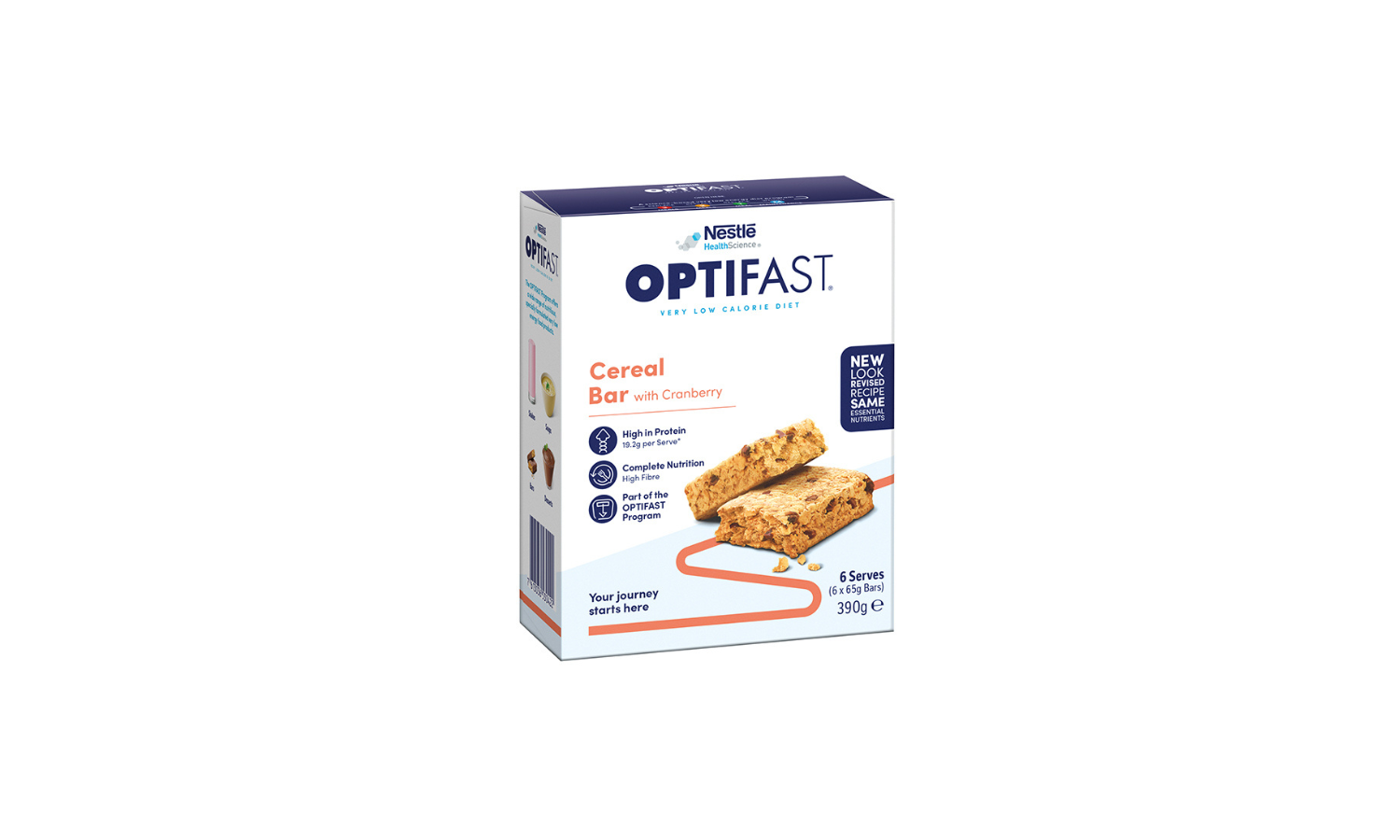 Optifast VLCD Bar Cereal 65g 6pk Optifast VLCD Bar Cereal 65g 6pk