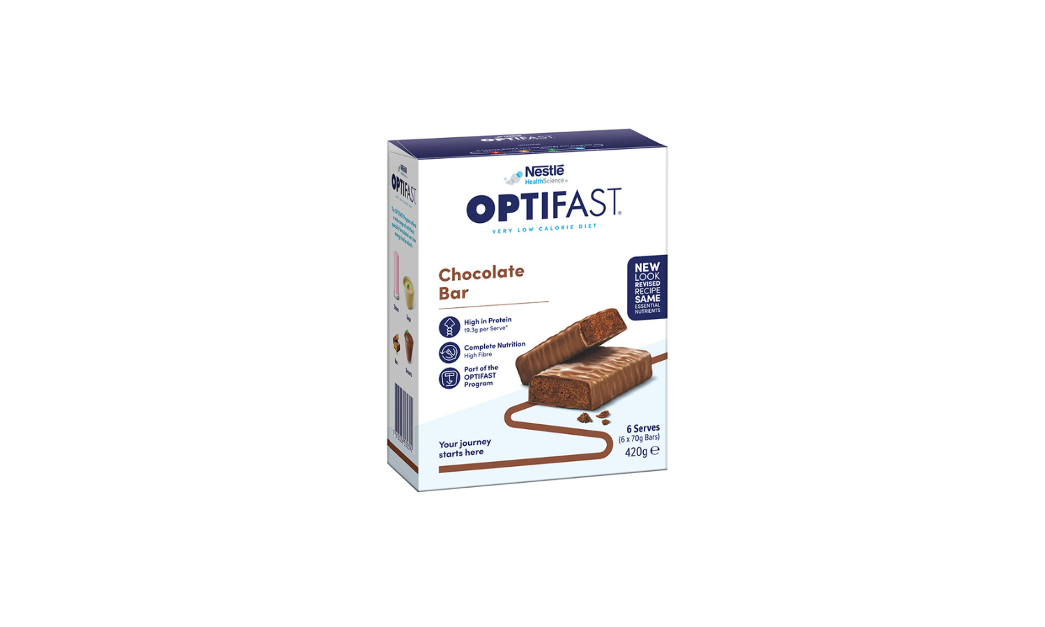 Optifast VLCD Bars Chocolate 70g 6pk Optifast VLCD Bars Chocolate 70g 6pk