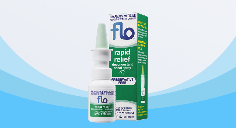 Flo Rapid Relief decongestant Nasal Spray