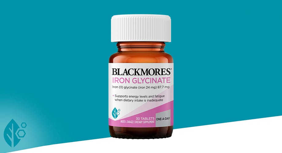 Blackmores Iron Glycinate 30 Tablets