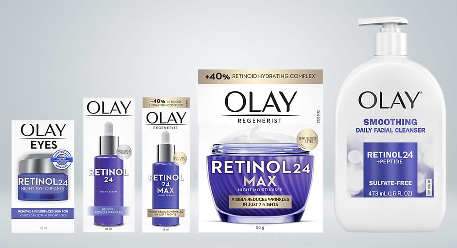 Olay Regenerist Retinol 24 Range