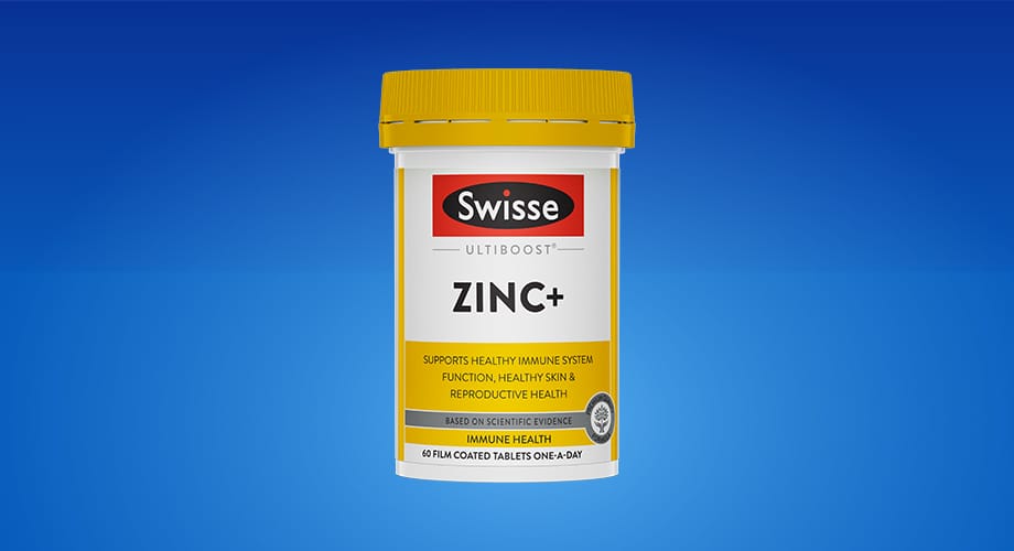 Swisse Ultiboost Zinc+ 60 Tablets