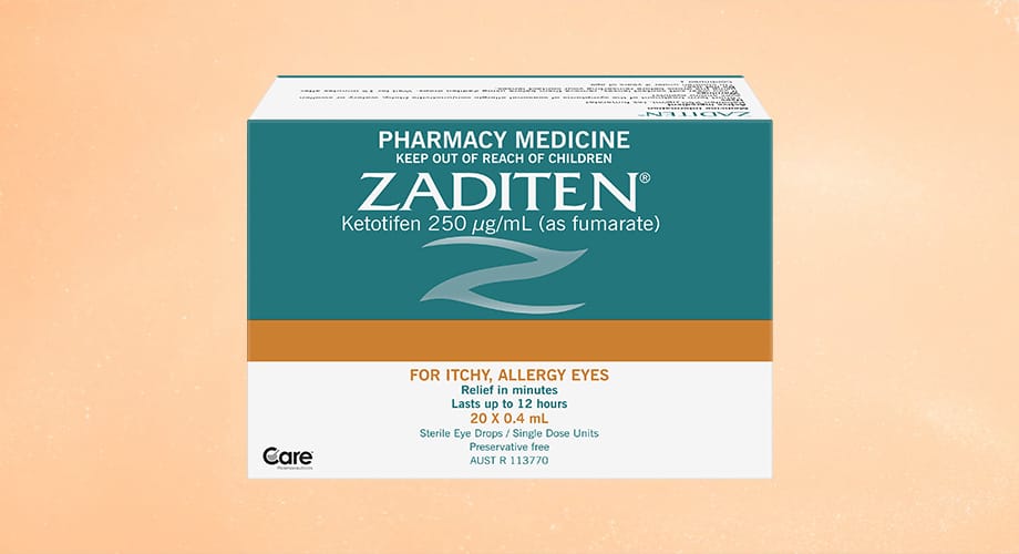 Zaditen Eye Drops Preservative Free Vials 0.4mL 20pk