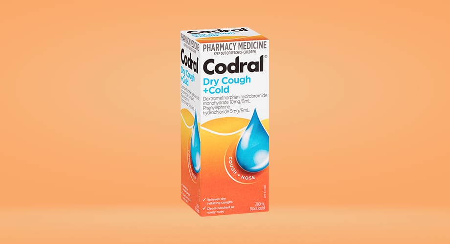 Codral Dry Cough & Cold 200mL