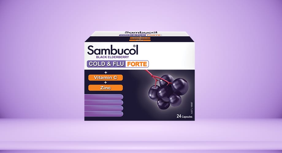 Sambucol Cold & Flu Forte 24 Capsules
