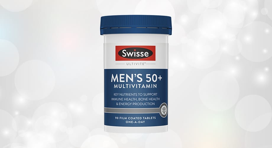 Swisse Men's Ultivite 50+ Multivitamin 90 Tablets