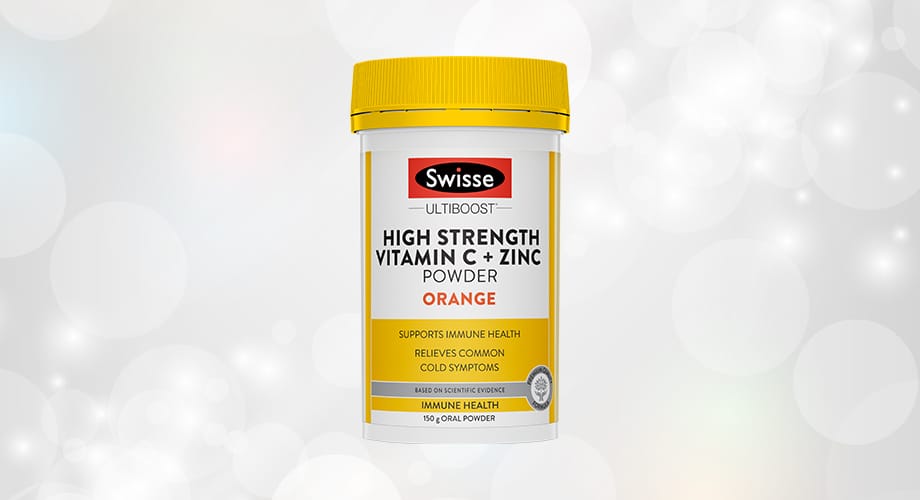 Swisse Vitamin C + Zinc Powder Orange 150g