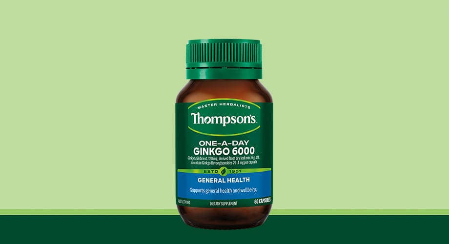 Thompson’s One-A-Day Ginkgo 6000mg 60 Capsules