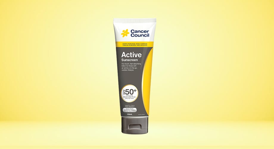 Cancer Council Active Sunscreen SPF50+ 110mL