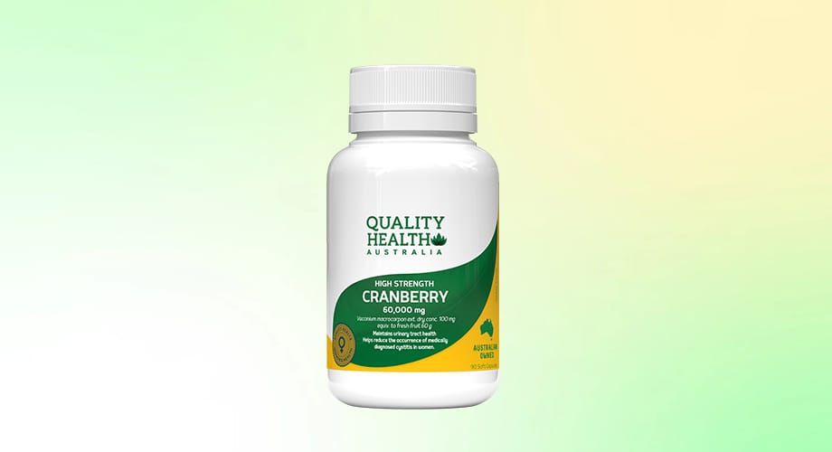 Quality Health High Strength Cranberry 60,000mg 90 Capsules