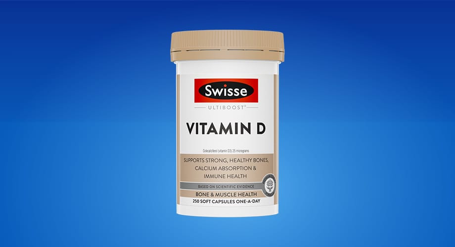 Swisse Ultiboost Vitamin D 250 Capsules