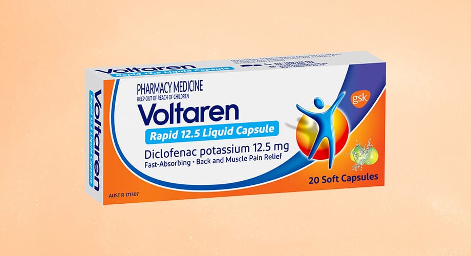 Voltaren Rapid 12.5mg 20 Liquid Capsules