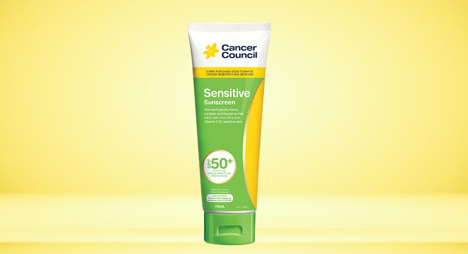 Cancer Council Sensitive Sunscreen SPF50 + 110mL