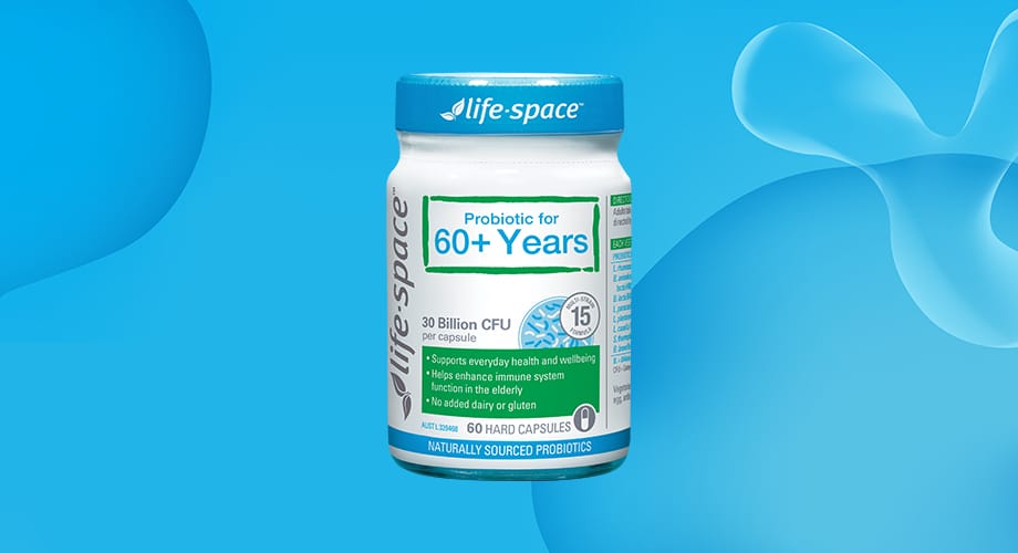 Life-Space Probiotic for 60+ Years 60 Capsules