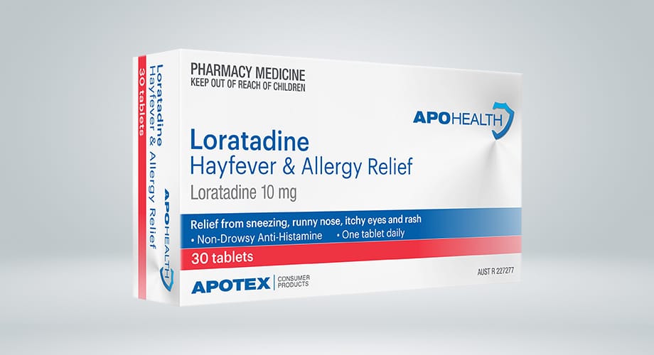 APOHEALTH Loratadine Hayfever & Allergy Relief 10mg 30 Tablets