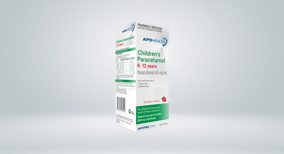APOHEALTH Children's Paracetamol 6 - 12 years 200mL