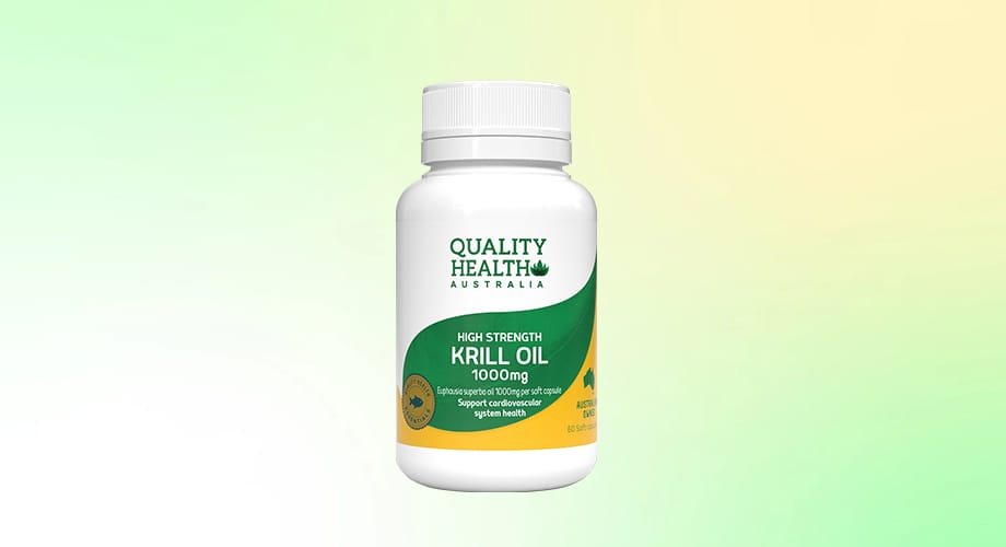 Quality Health High Strength Krill Oil 1000mg 60 Capsules