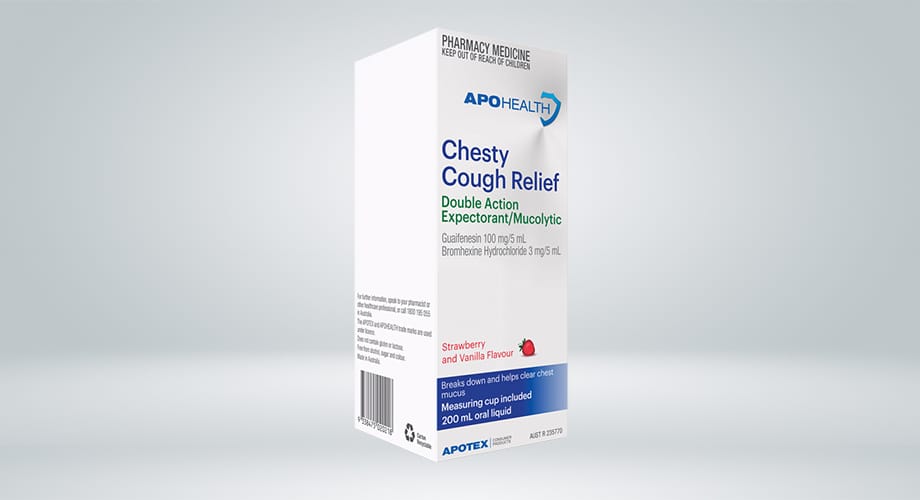 APOHEALTH Chesty Cough Relief Double Action Expectorant/Mucolytic 200mL