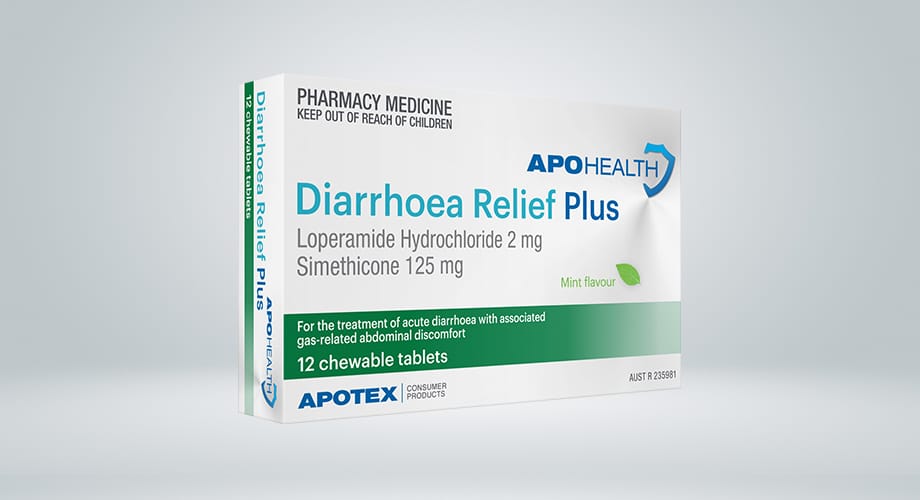 APOHEALTH Diarrhoea Relief Plus 12 Tablets