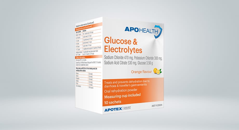APOHEALTH Glucose & Electrolytes Sachets 10pk