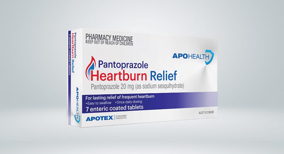 APOHEALTH Pantoprazole Heartburn Relief 20mg 14 Tablets