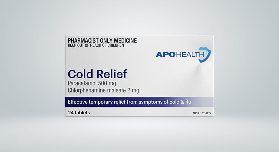 APOHEALTH Cold Relief 24 Tablets (S3)