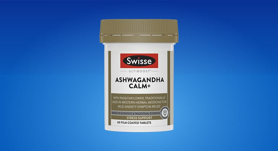 Swisse Ultiboost Ashwagandha Calm+ 60 Tablets