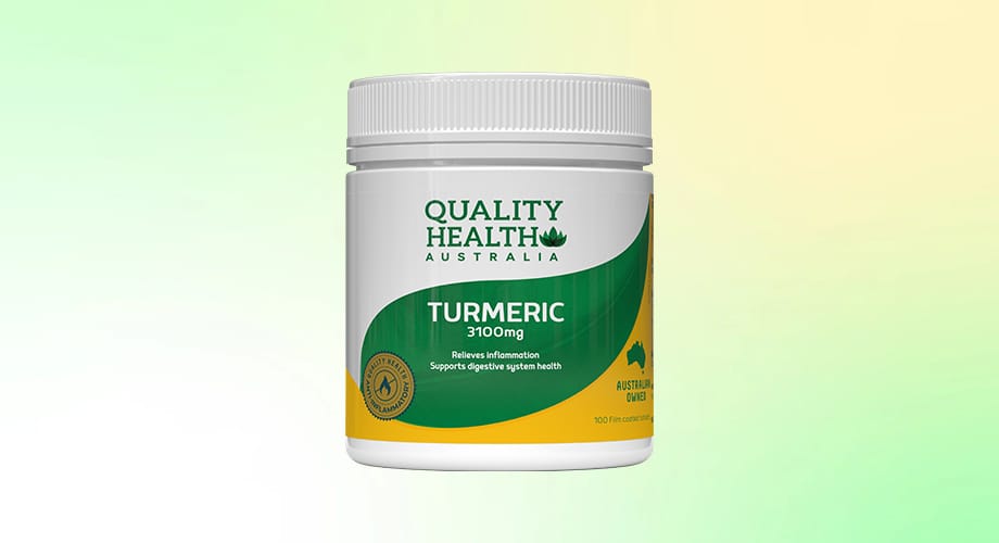 Quality Health Turmeric 3100mg 100 Tablets