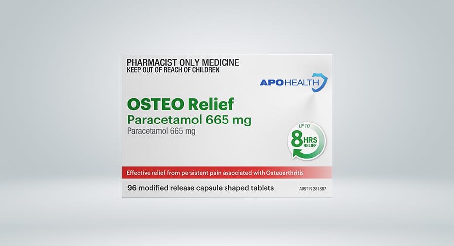 APOHEALTH Osteo Relief Paracetamol 665mg 100 Tablets
