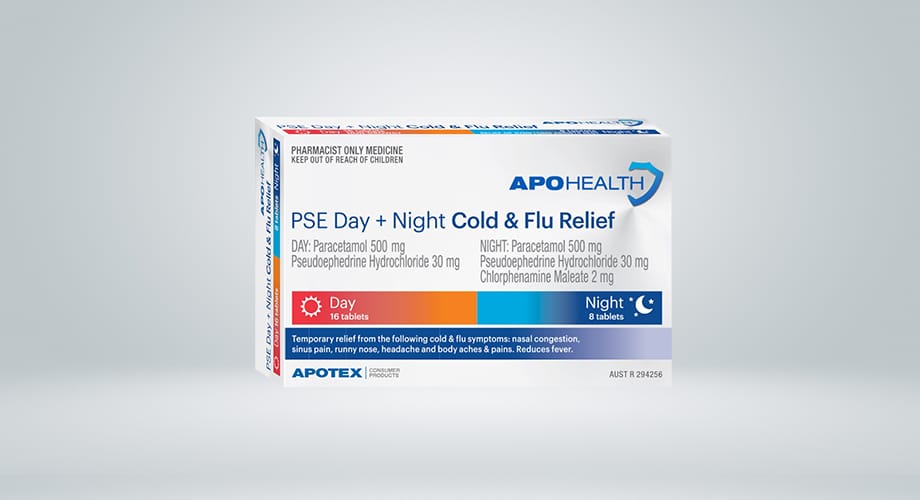 APOHEALTH PSE Day + Night Cold & Flu Relief 24 Tablets