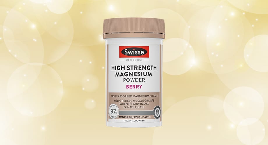 Swisse Ultiboost Magnesium High Strength+ Powder Berry 180g