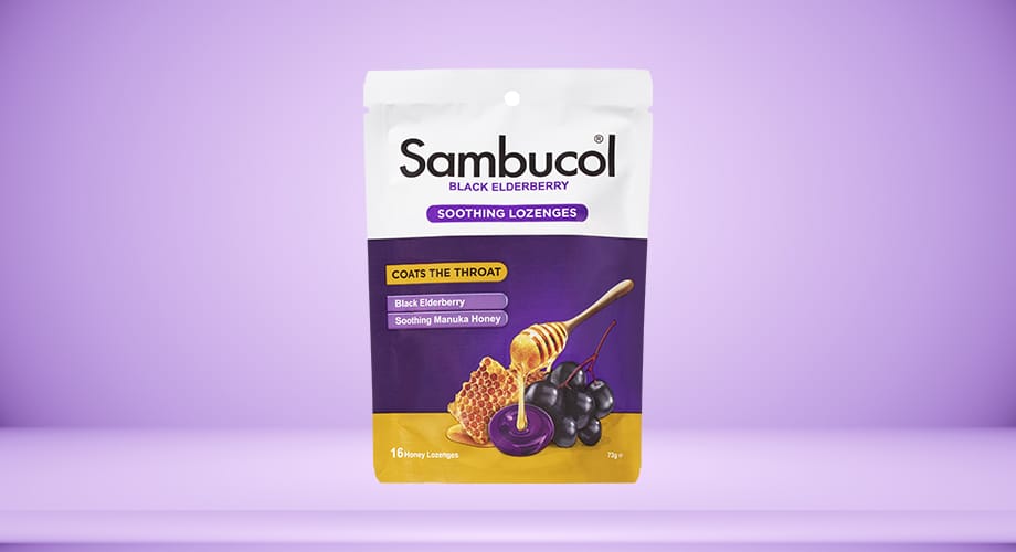Sambucol Cough, Cold & Flu Relief Range