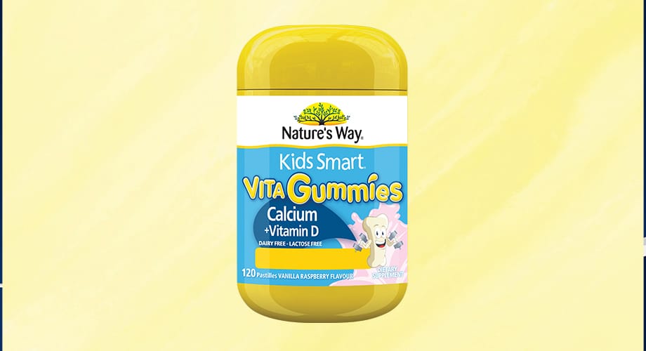 Nature's Way Kids Smart Vita Gummies Calcium and Vitamin D 120 Pastilles